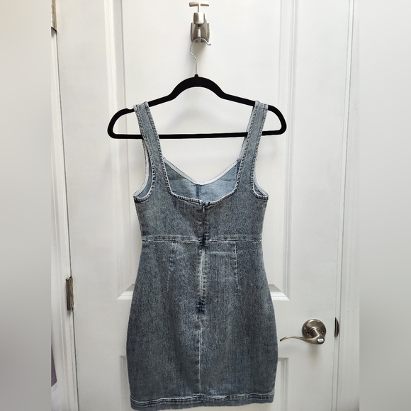 Lulu's Denim Mini Dress - Picture 2 of 9